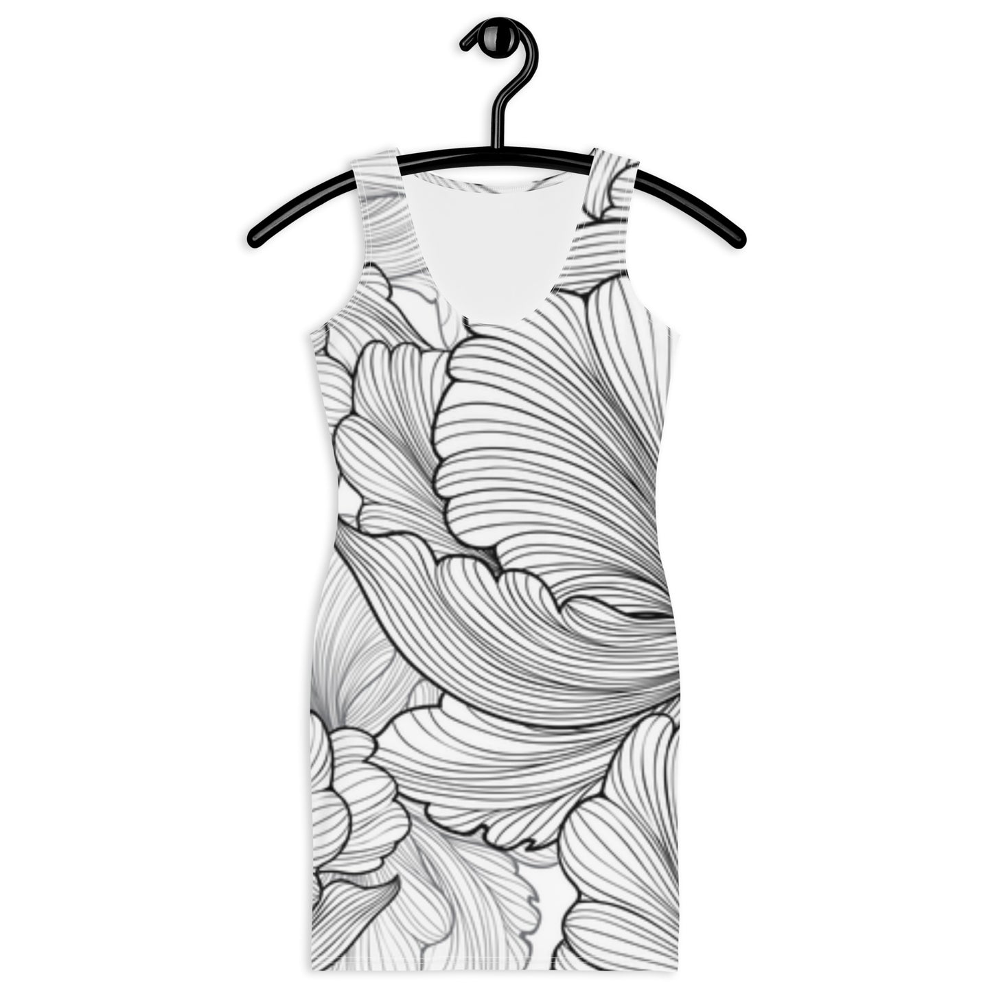 Greenleyland Attire - Floral pattern fitted Dress