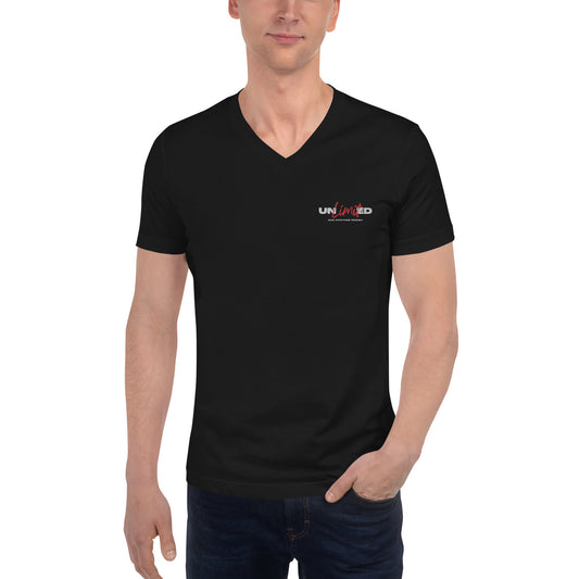Unlimited - make everything possible - Unisex Short Sleeve V-Neck T-Shirt